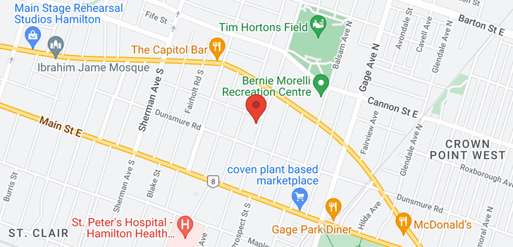 map of 40 MELROSE Avenue S